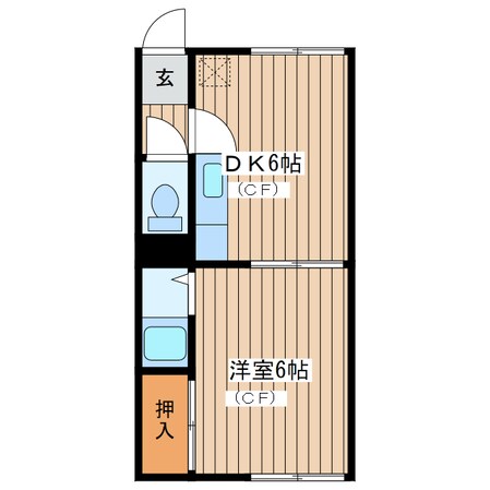 シベール58の物件間取画像